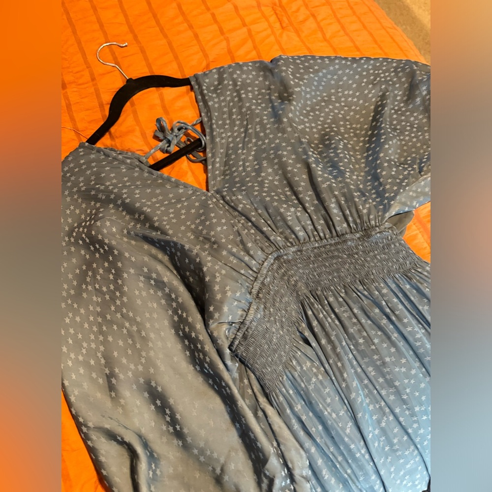 Love stitch blue dressss with stars